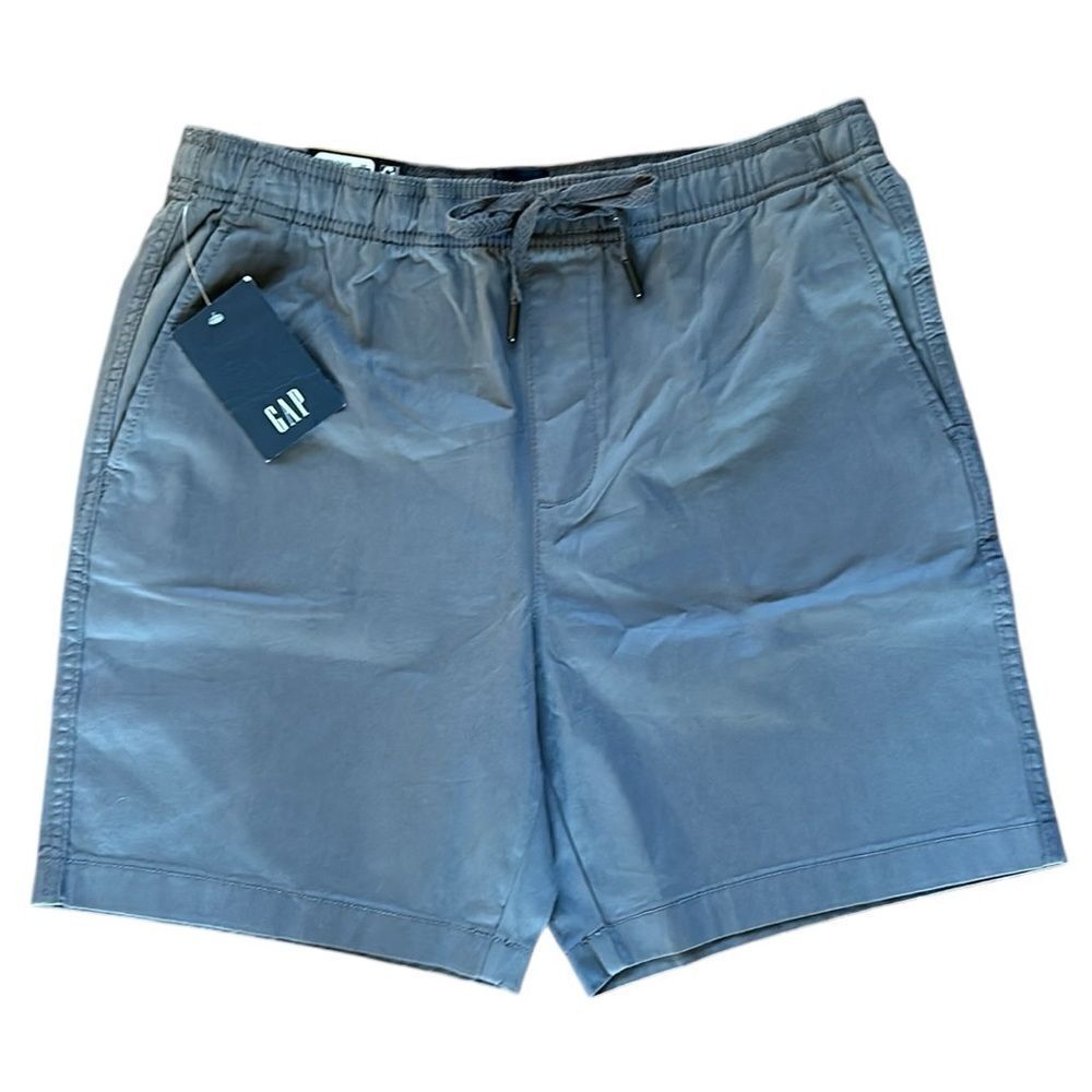 NEW Gap Mens Grey Pull On Shorts - Picture 3 of 6